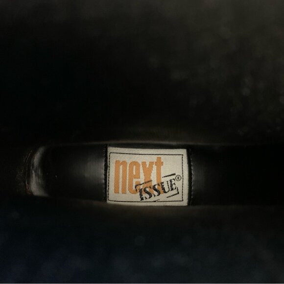 Next Issue Boots Womens 8M Black Victorian Style Cosplay Lace Up Vintage Vegan - Picture 10 of 11